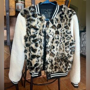 Brand New With Tags Animal Cheetah Print Coat Jacket